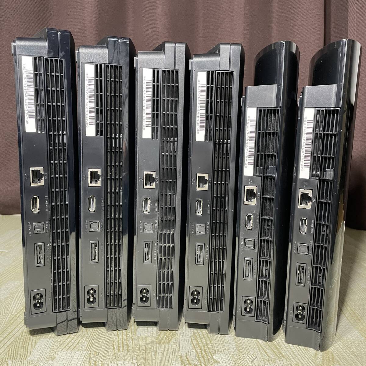 ◎1円～【動作品】PS3本体 6台セット CECH-4000B×2/3000B×2/2500A/2100A プレステ3 PlayStation3 SONY ソニー まとめ売り 大量 管理YC24_画像9