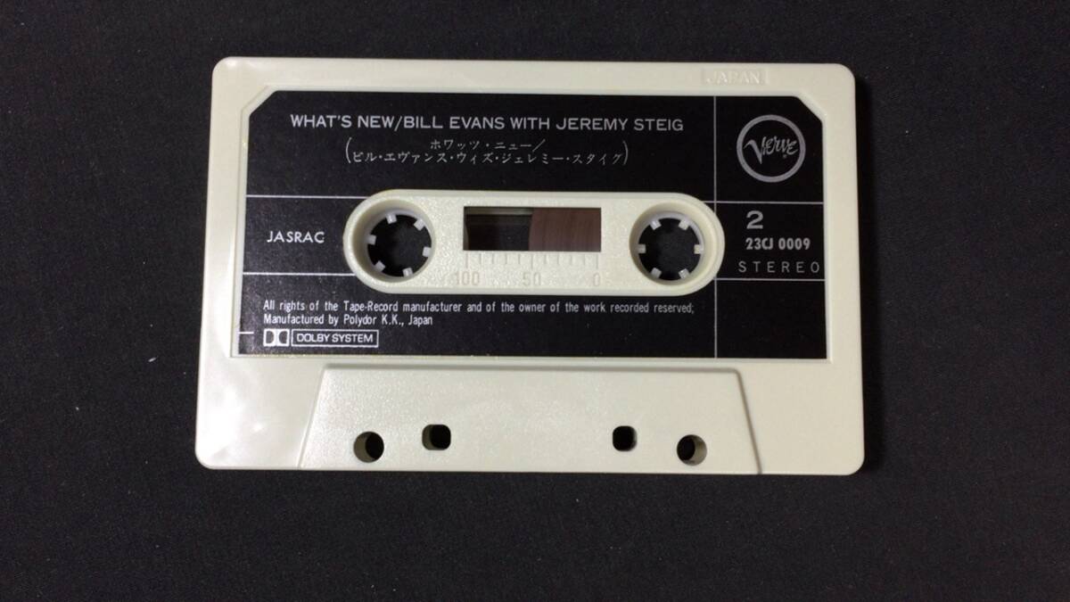 F【ジャズカセットテープ12】『ホワッツ・ニュー/ビル・エヴァンス・ウィズ・ジェレミー・スタイグ(BILL EVANS WITH JEREMY STEIG)』の画像3