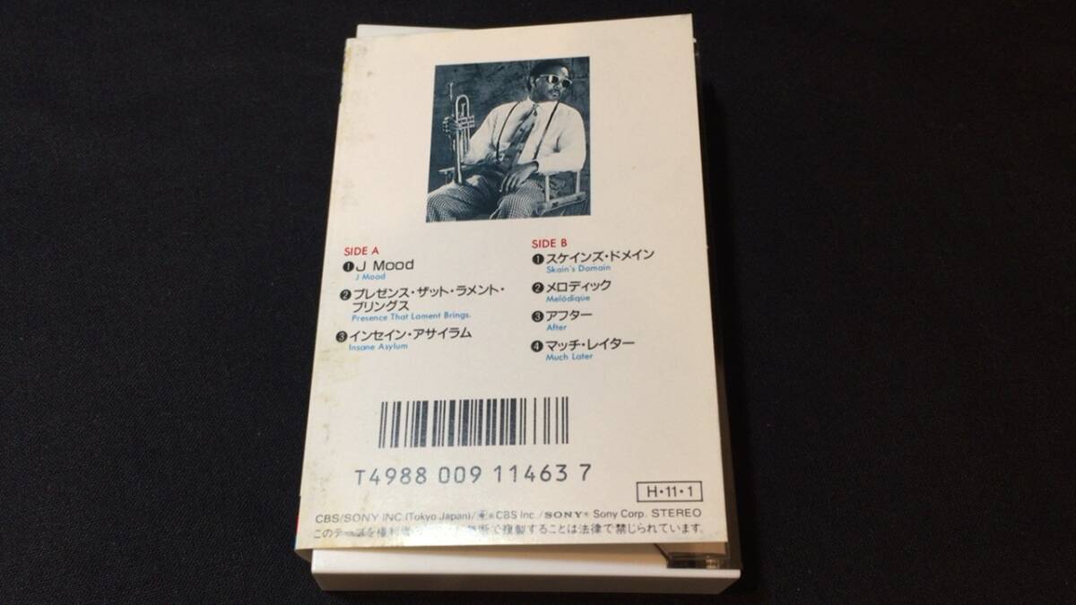 F【ジャズカセットテープ61】『J MOOD/ウィントン・マルサリス(Wynton Marsalis)』●解説カード付●ソニー●検)JAZZブルーストランペット_画像5