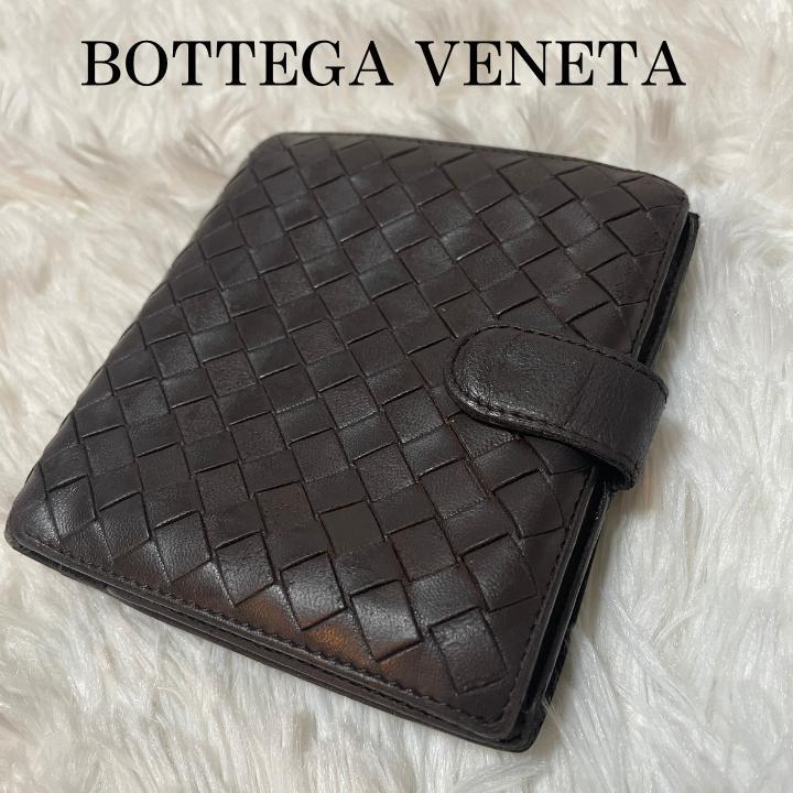 BOTTEGA VENETA ボッテガヴェネタ 2つ折り財布　イントレチャート