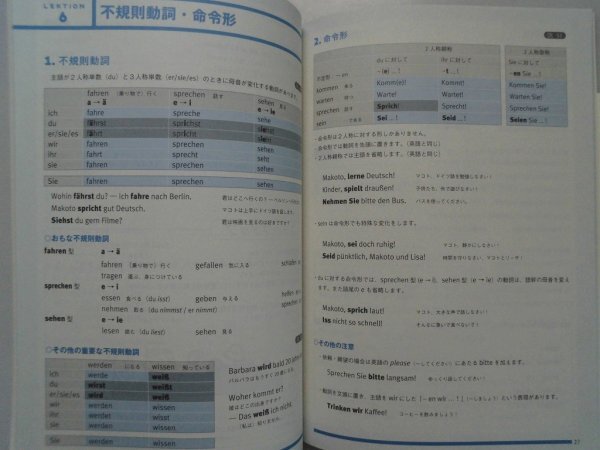 プロムナード　やさしいドイツ語文法　三訂版　追加練習問題・単語チェック付　萩原耕平他　2024年　白水社_画像4