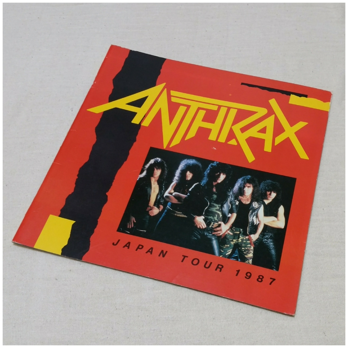 ANTHRAX アンスラックス 日本公演 ツアーパンフレット1987年 Japan Tour Program 1987