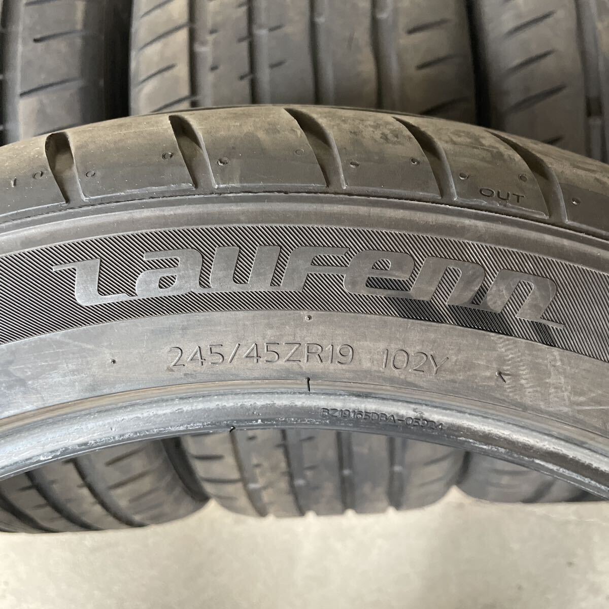 LAUFENN Z FIT EQ ラウフェン 245/45ZR19 2021年製造　中古タイヤ4本セット_画像7