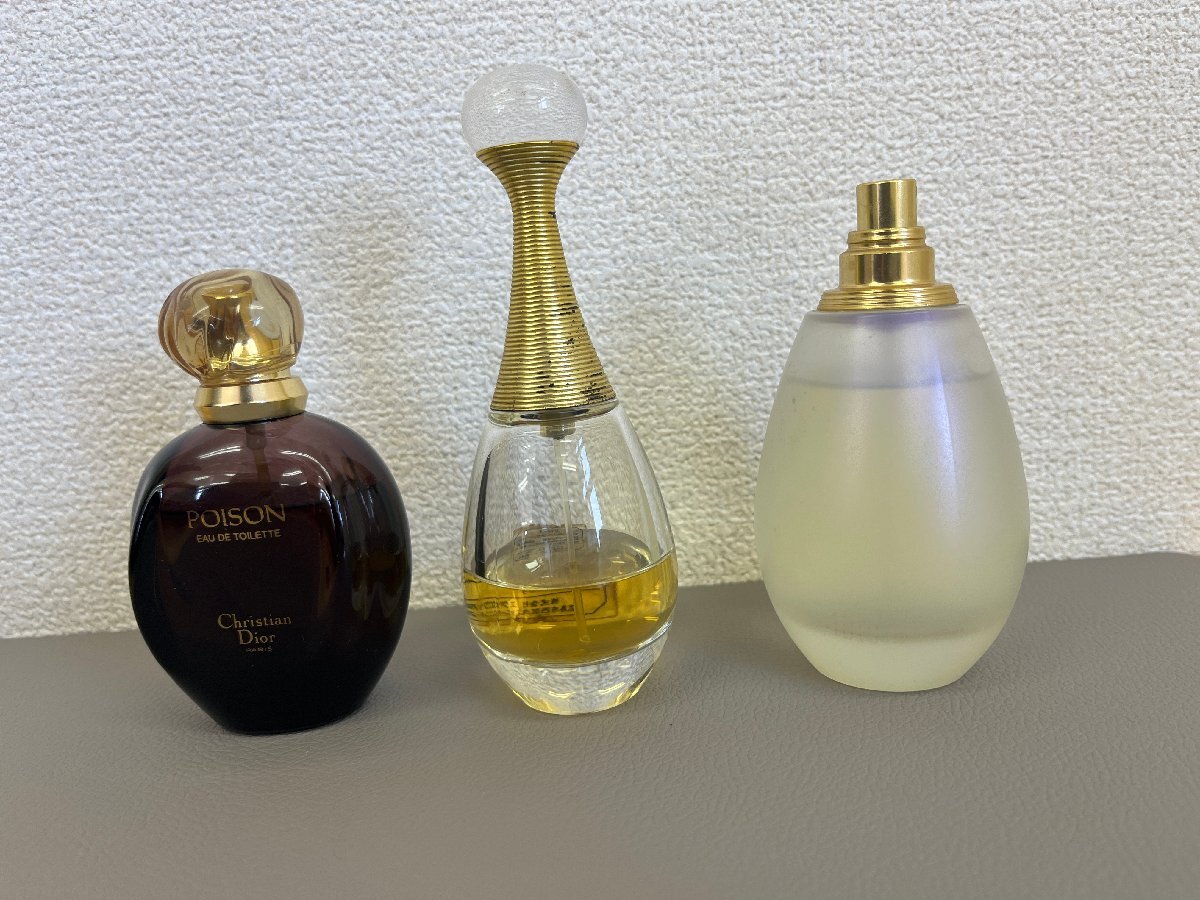 1円スタート ディオール Dior プワゾン Poison ジャドール jadore オードトワレ オードパルファム 50ml 100ml 3点セット_画像1