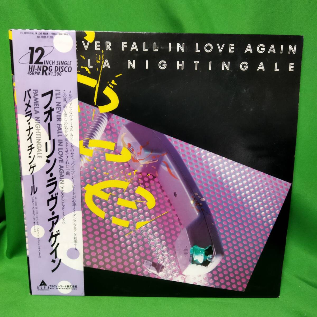 12' レコード Pamela Nightingale - I'll Never Fall In Love Againの画像1