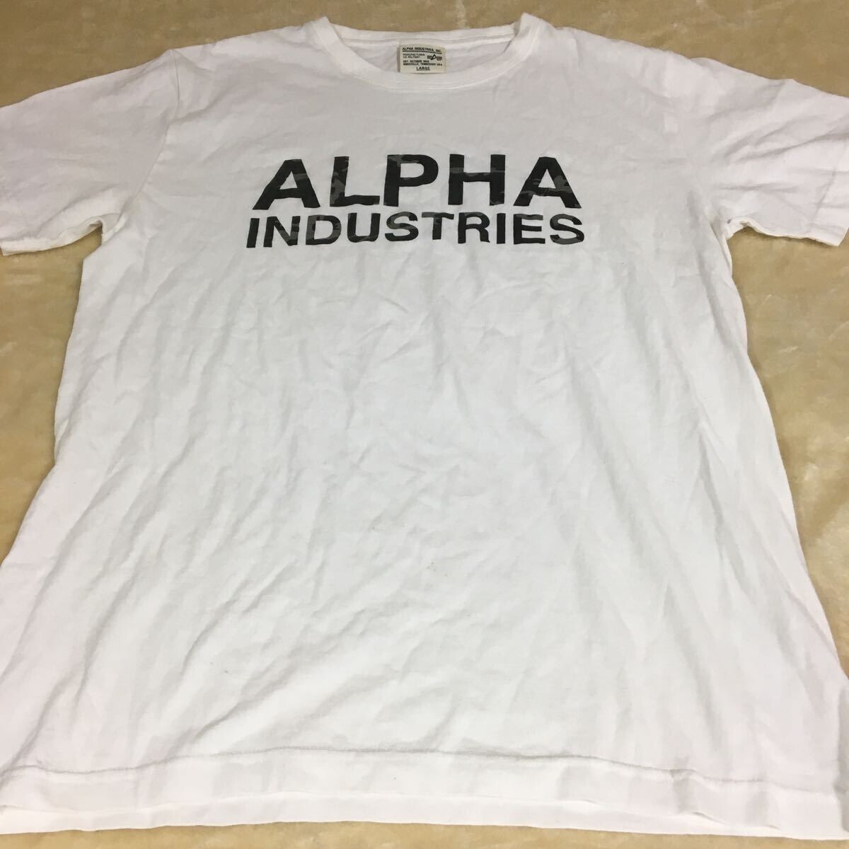 アルファALPHA コットンTシャツ L 20-0528-04_画像1
