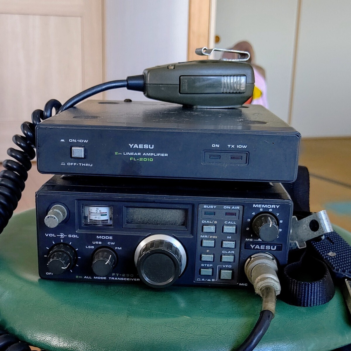 ★ YAESU ヤエス ★トランシーバー 八重洲無線機 FT-290 + リニアアンプ FL-2010 のセット_画像1