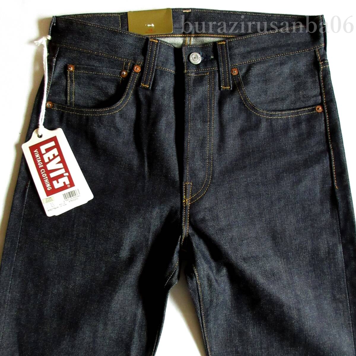 W30 未使用 定価35,200円 リーバイス LEVI'S VINTAGE CLOTHING 501XX 1947年モデル デニムパンツ ジーンズ 復刻 リジッド未洗い 47501-0200の画像3