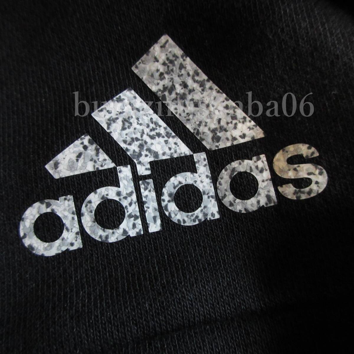 メンズ XL◆未使用 定価1.3万 adidas アディダス スウェット 裏フリース 上下 プルオーバー パーカー スウェットパンツ セットアップ 黒