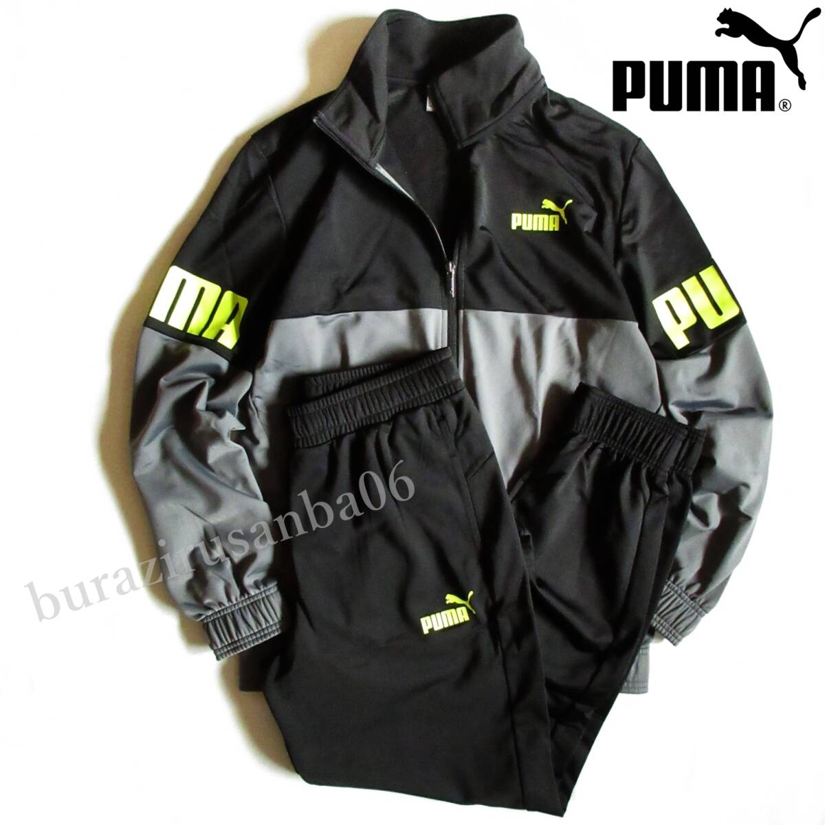 メンズ US/M 日本L相当◆未使用 PUMA プーマ ジャージ 上下 ジャージジャケット ジャージパンツ トラックスーツ セットアップの画像1