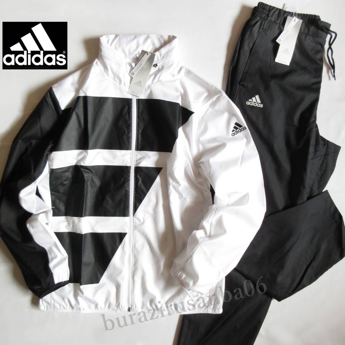 メンズ L 未使用 定価19,250円 adidas アディダス ウインドブレーカー 上下 ウィンドジャケット ウィンドパンツ WIND. RDY セットアップの画像1