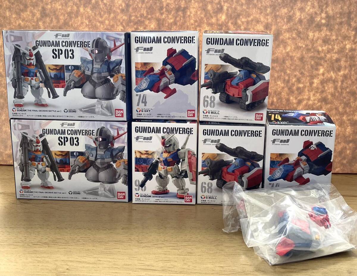 未開封 FW GUNDAM CONVERGE ガンダム コンバージ SP 03 ジオング ガンダム Gブル Gスカイ ガンダム 7体の画像1