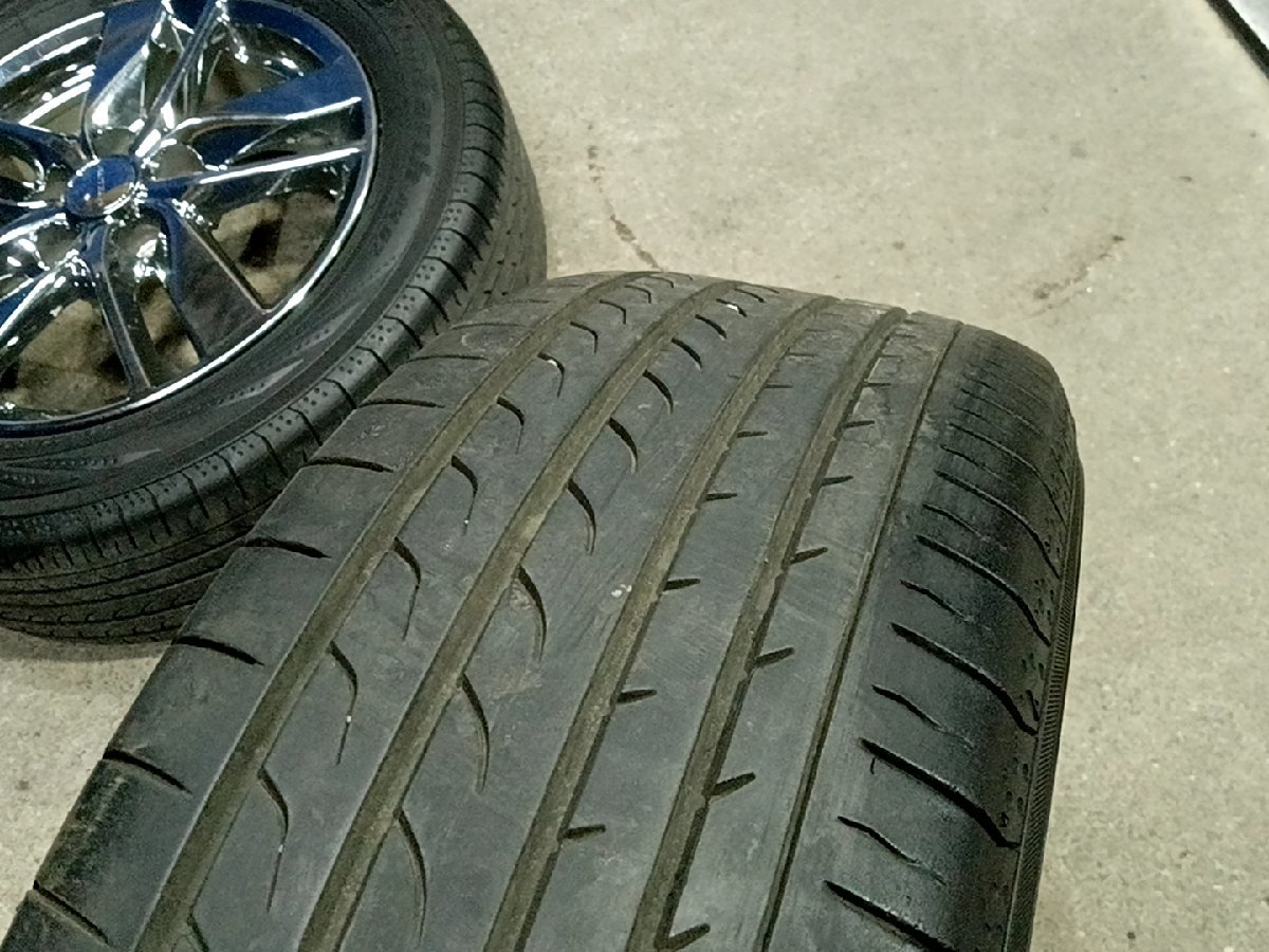 中古セット★C26セレナライダー純正★メッキ(スパッタリング)★RV02★195/60R16★セレナ/B30ラフェスタ等　4本セット_画像9