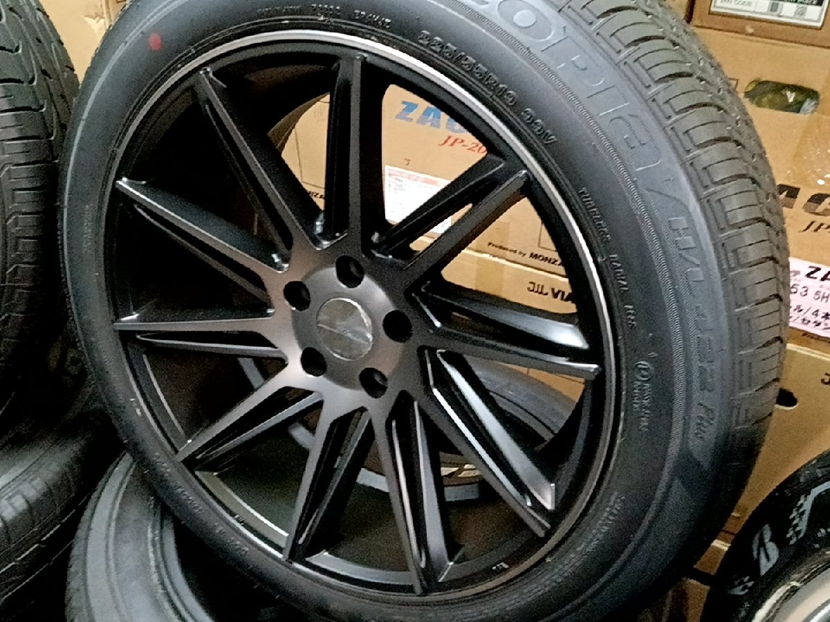 新品ホイール中古タイヤセット★REVOX★ブリヂストン★225/55R19★CX-5/CX-8/ハリアー等　4本セット_画像2