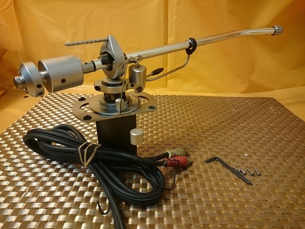 #SME/3012#LONG Static Balanced Tonearm for 16inch Turntable long arm ( initial model / division weight ). through OK -inch hex key + tree screw attached 