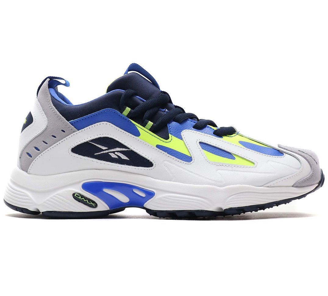 ■リーボック DMX シリーズ 1200 ホワイト/ブルー/ネイビー/イエロー/グレー 新品 26.0cm US8 Reebok DMX SERIES 1200 ダットシューズ_画像3