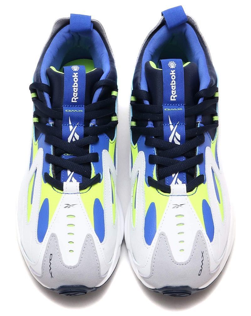 ■リーボック DMX シリーズ 1200 ホワイト/ブルー/ネイビー/イエロー/グレー 新品 26.0cm US8 Reebok DMX SERIES 1200 ダットシューズ_画像1