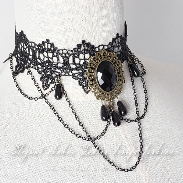 * free shipping elegant choker black adult pretty stylish black 