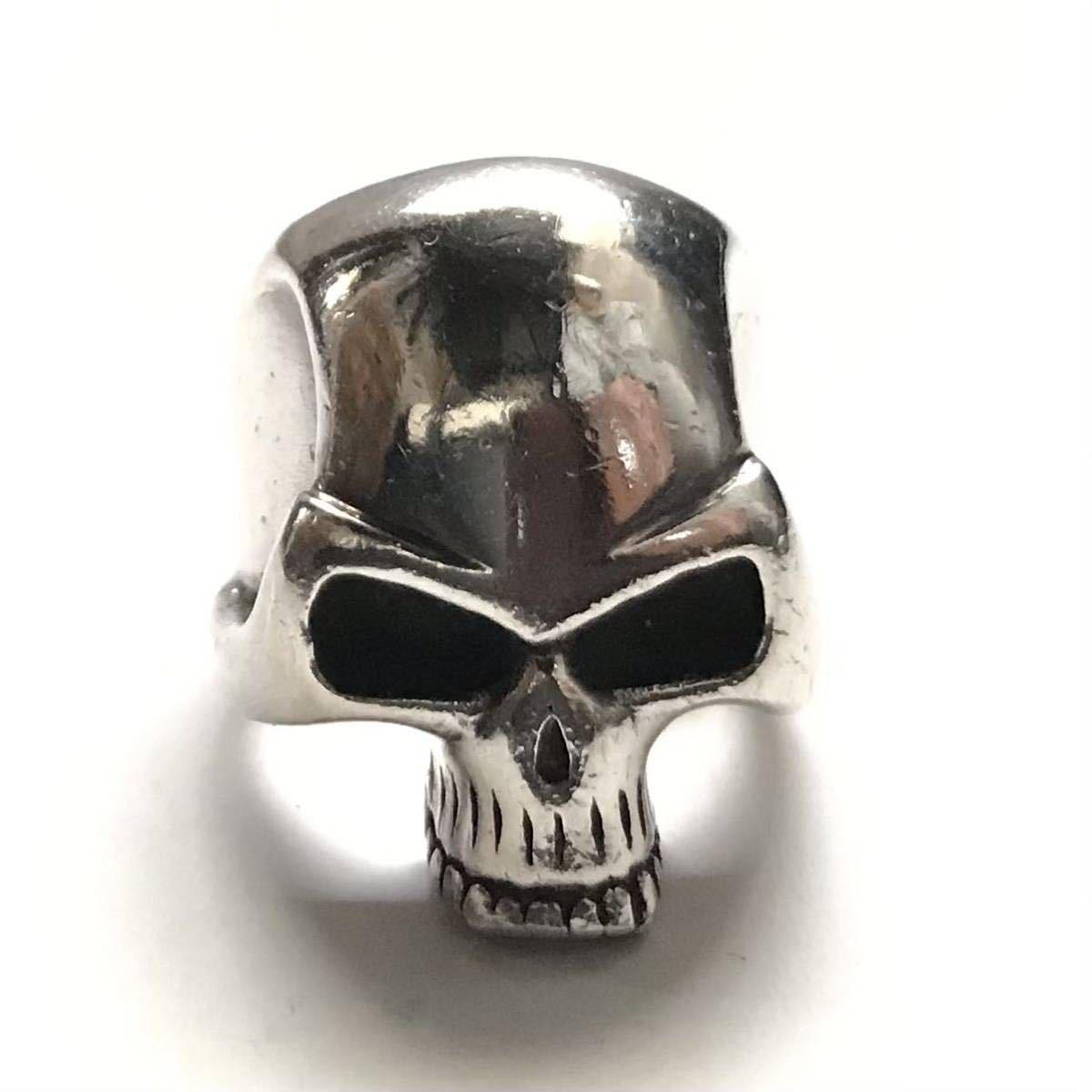  серебряный 925 silver925 vintage Skull кольцо 13 номер кольцо Pinky 