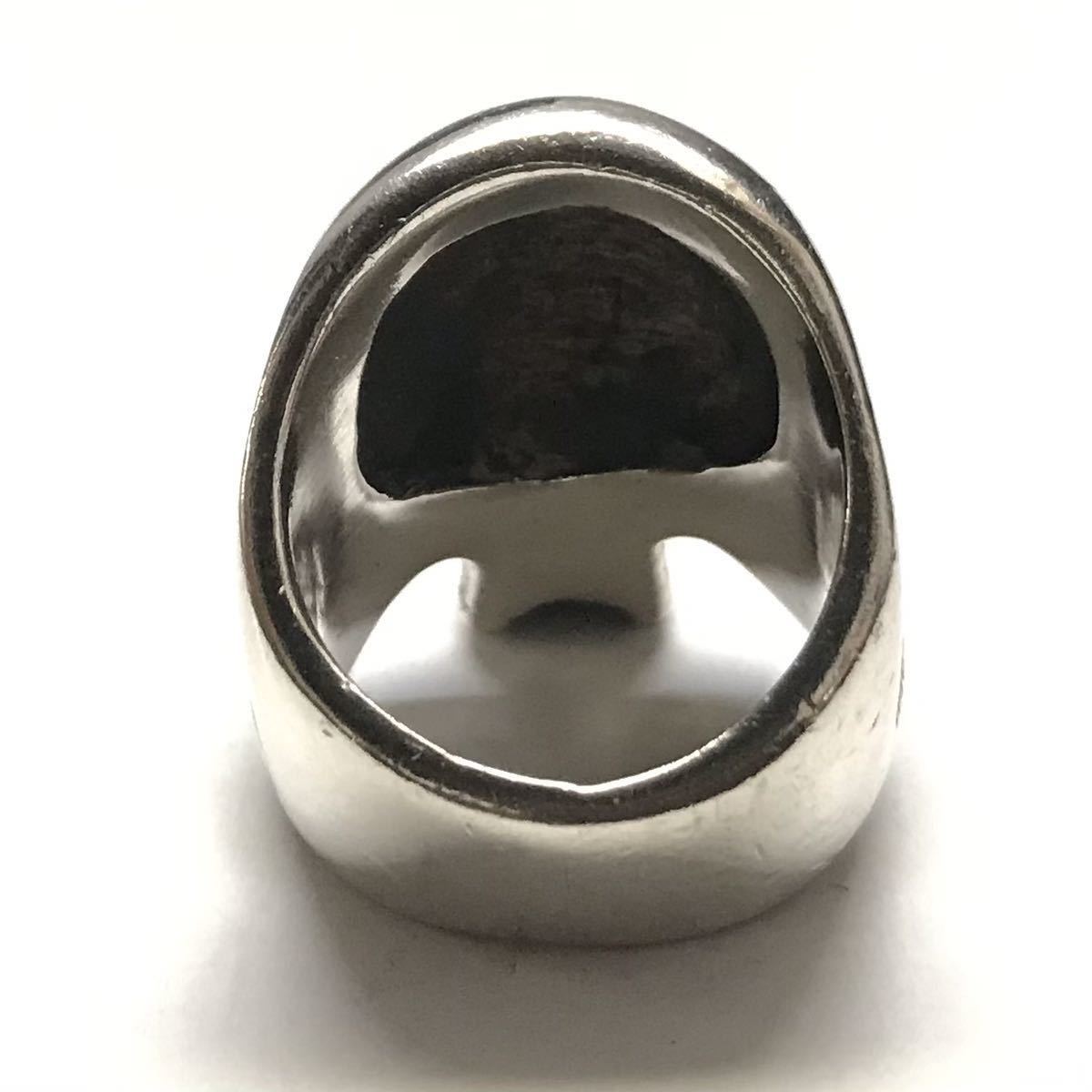 シルバー925 silver925 vintage スカル リング 13号 指輪 ピンキー_画像2