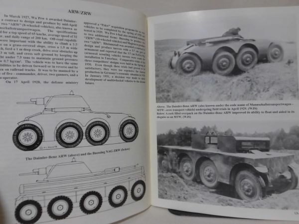洋書 PANZER TRACTS No.13 ドイツ軍装甲車 写真資料本 Armored Cars Sd.Kfz.3 to Sd.Kfz.263 2001年発行[1]B1790_画像3