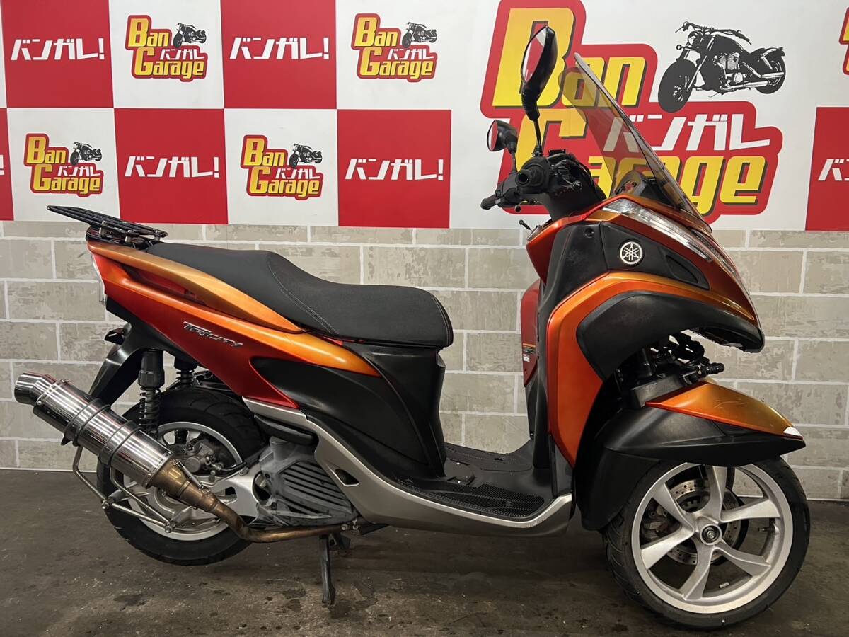 ヤマハ　YAMAHA　トリシティ125　TRICITY125　SE82J　販売証明書有り　場内走行確認済み　始動動画有り　売り切り 未整備 現状車　バンガレ_画像3