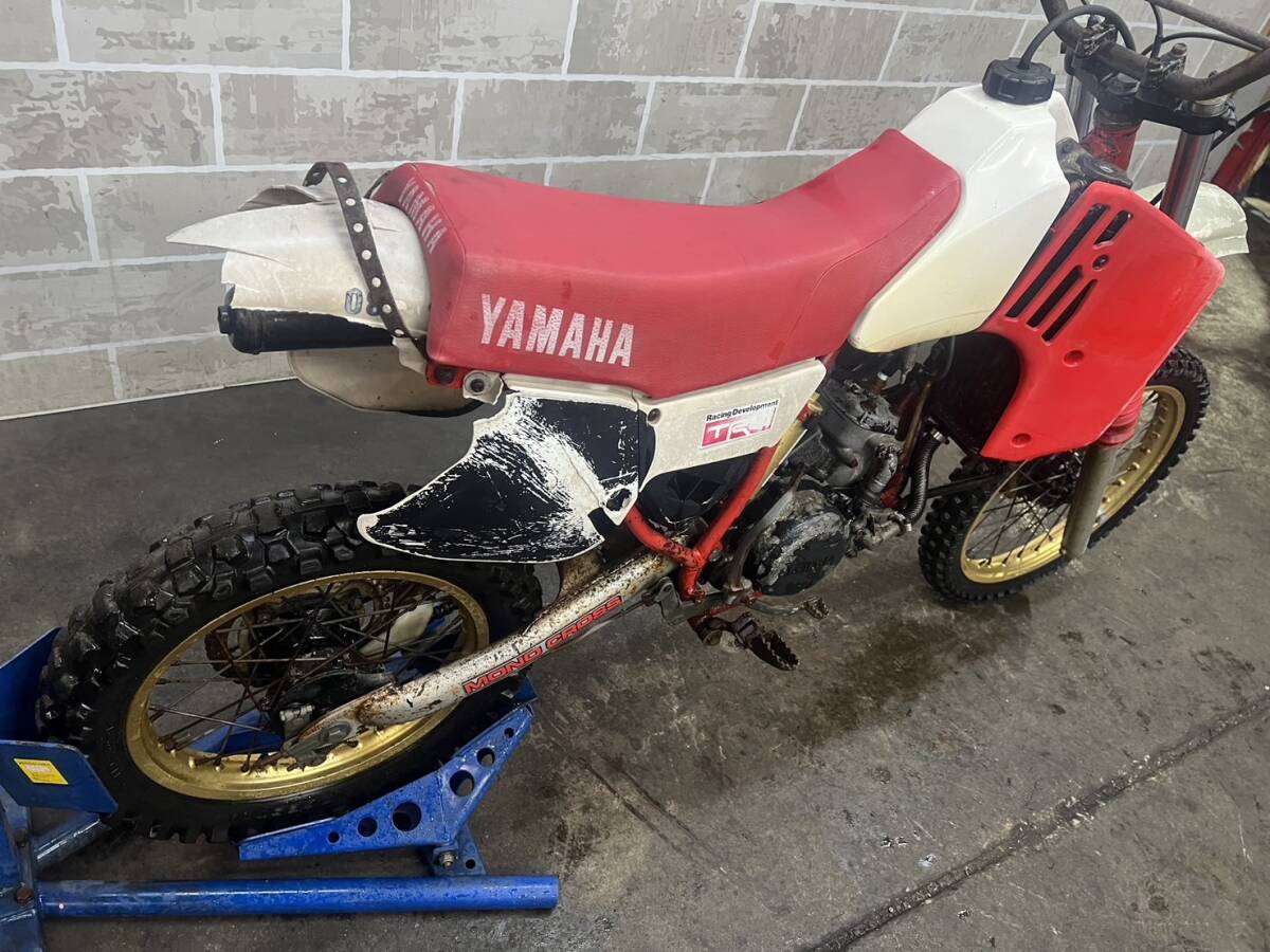 ヤマハ YAMAHA YZ80 43K 販売証明書有り 不動 クランキング動画有り 売り切り 未整備 現状車 バンガレの画像8