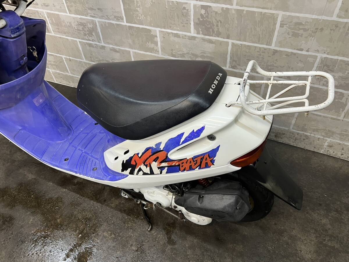 HONDA ホンダ DIO BAJA XR ディオ バハ AF28 販売証明書有り 場内走行確認済み エンジン始動動画有り 未整備 現状 売り切り バンガレ_画像10