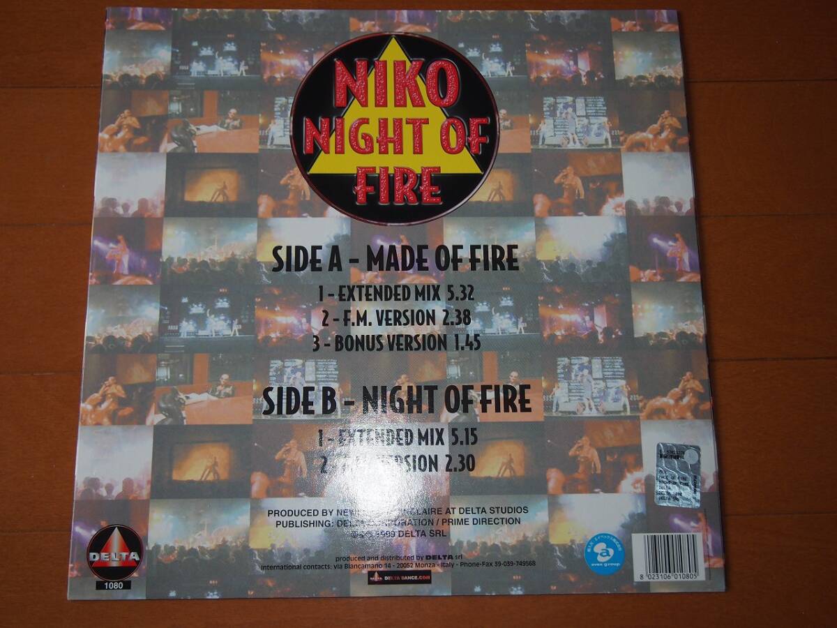 ＮＩＫＯ ＭＡＤＥ ＯＦ ＦＩＲＥ  ＮＩＧＨＴ ＯＦ ＦＩＲＥ １２インチの画像2