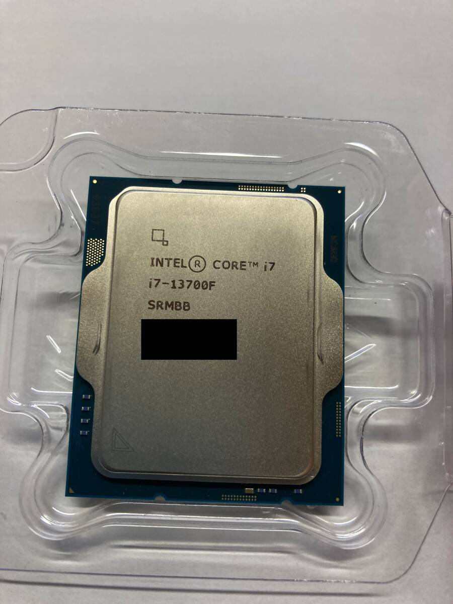 Intel CORE i7 13700F BOX 動作品 純正クーラー付属 サーマルグリスおまけの画像1