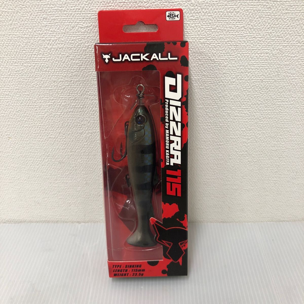 JACKALL(ジャッカル) ワーム ディズラ115 ダークギル 【新品未使用品】TN00004_画像1