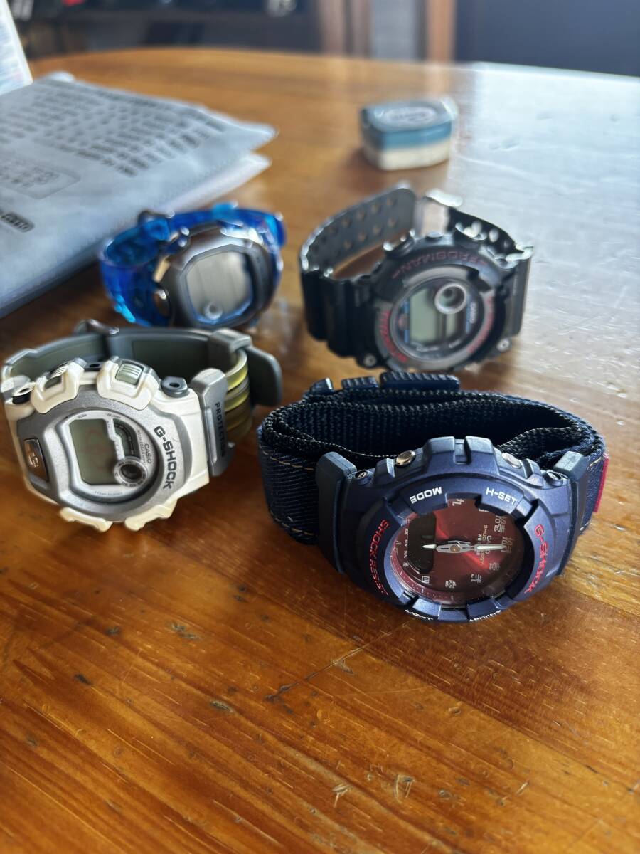 G-SHOCK/Gショック DW-8200 DW-004 G-100 GL-151 売り切り ジャンク扱いの画像2