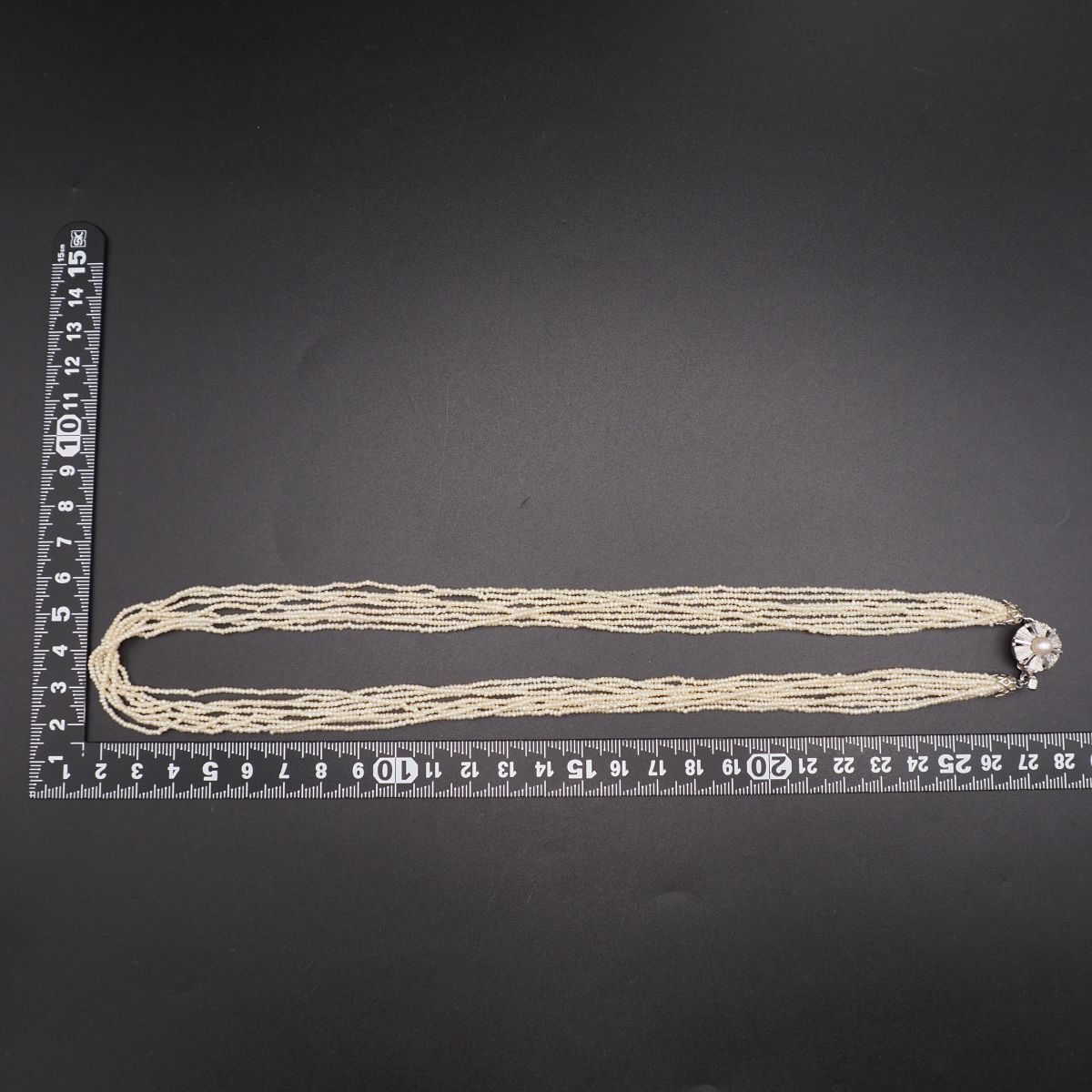 L582 砂ケシパール 1~1 7mm 芥子 真珠 SILVER刻印 ネックレス 8 L582 砂ケシパール 1~1 7mm 芥子 真珠 SILVER刻印 ネックレス 8