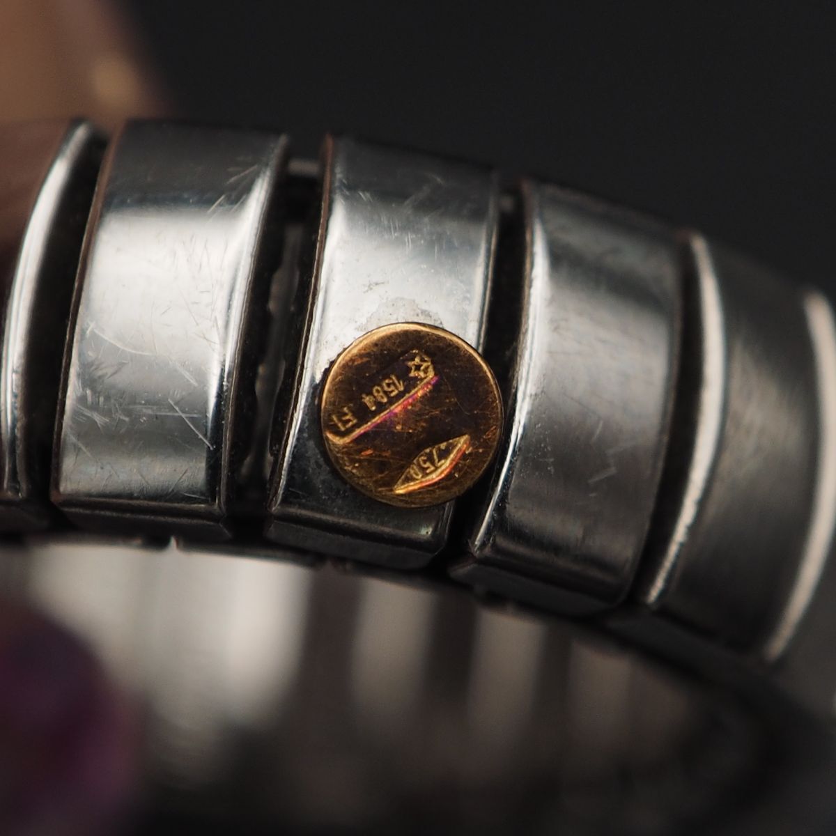 L695 NOMINATION ノミネーション 750(K18)刻印 リング デザイン L695 NOMINATION ノミネーション 750(K18)刻印 リング デザイン