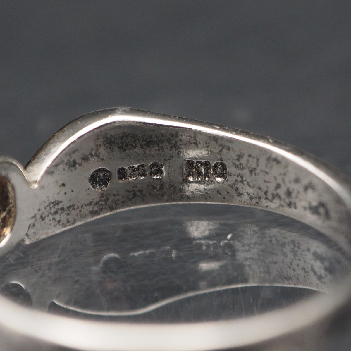 L841 бриллиант способ 925S K10 печать кольцо серебряный × Gold комбинированный дизайн кольцо 9 номер 