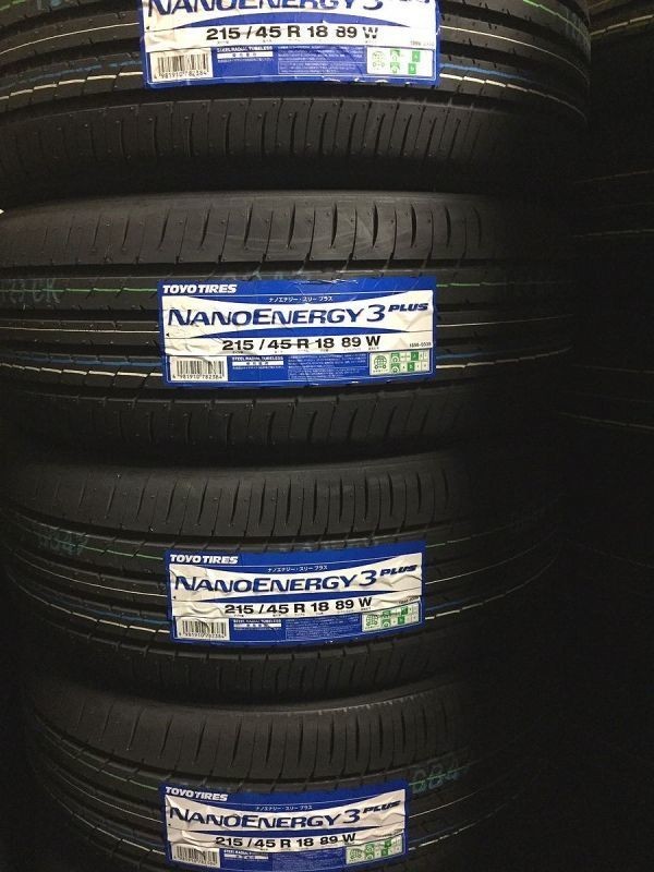 ☆【215/45R18】【2023年製】ＴＯＹＯトーヨー ナノエナジー3+ NANOENERGY3 PLUS 215/45-18　4本価格　4本送料税込み￥48000～ 夏用_画像1