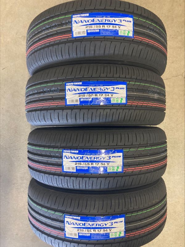 ☆【215/55R17】【2023年製】ＴＯＹＯ トーヨー ナノエナジー3+ NANOENERGY3 PLUS 215/55-17 4本価格 4本送料税込み￥42000～ 夏用_画像1