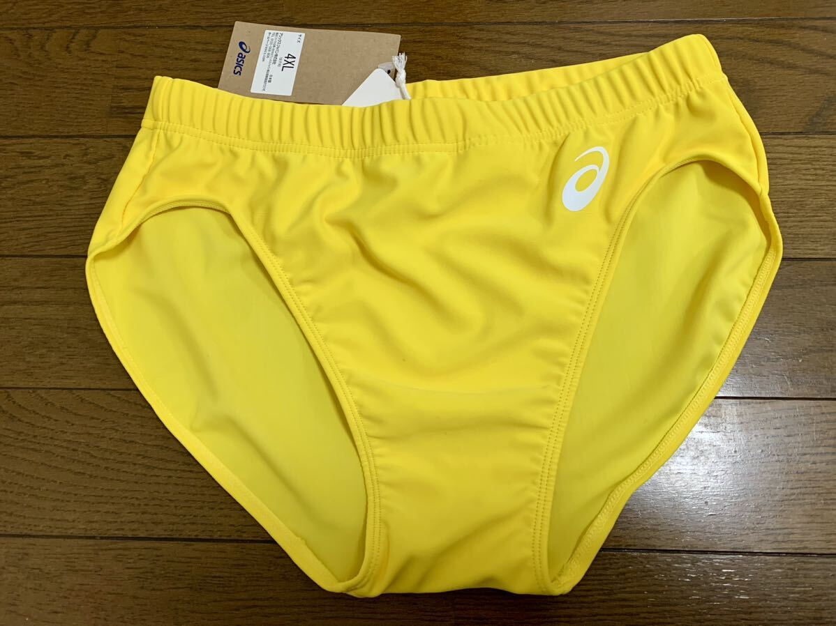 アシックス 陸上レーシングブルマ4XL 黄色 新品タグ・袋付き アシックス 陸上レーシングブルマ4XL 黄色 新品タグ・袋付き