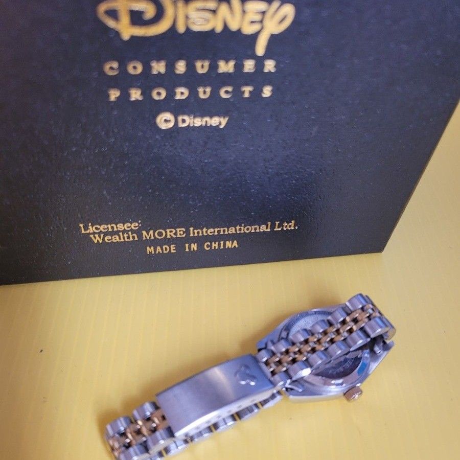 ディズニー Disney Mickey 80th クォーツ腕時計 レディース ゴールド シルバー