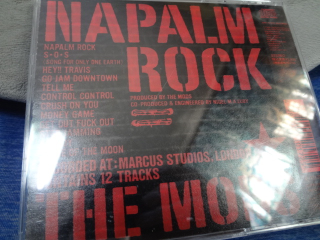 CD THE MODS NAPALM ROCK ザ・モッズ 森山達也 アルバム_画像2