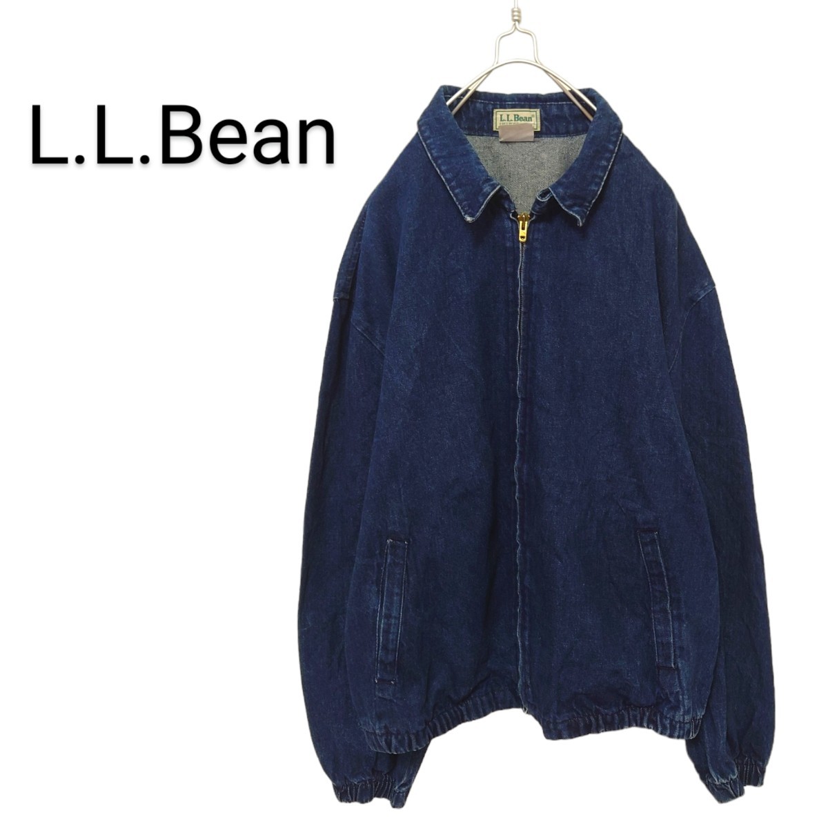 【L.L.Bean】USA製 70〜80's デニムスウィングトップ A1750_画像1