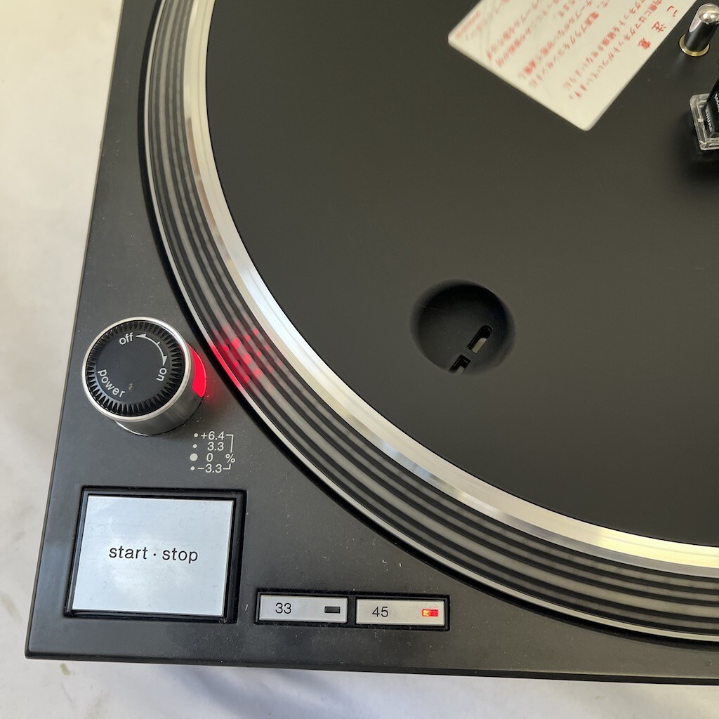 Technics テクニクス ターンテーブル SL-1200MK5 動作確認済み M44G SHURE Y0323-7の画像2