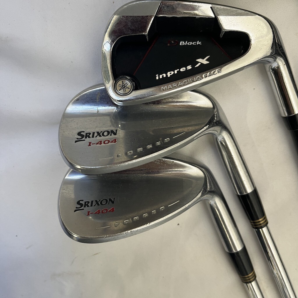 ゴルフクラブ 6本 ヤマハ インプレス X スリクソン SRIXON I-404 アイアン キャスコ Kasco POWER TORNADO E-SPECユーティリティー Y0324-7_画像2