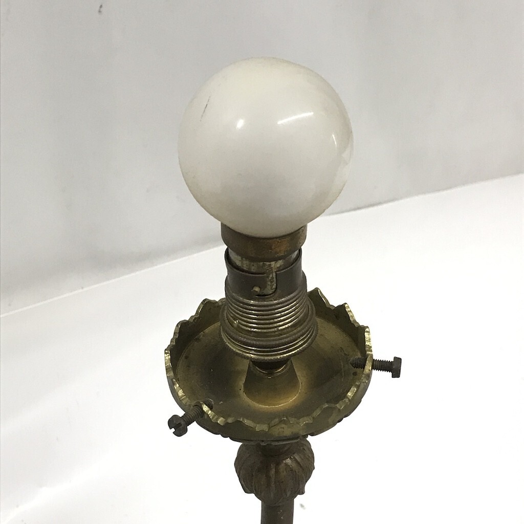 アンティーク シャンデリア ライト ランプ インテリア リビング ダイニング ビンテージ 真鍮製 照明 角D0309-11_画像3