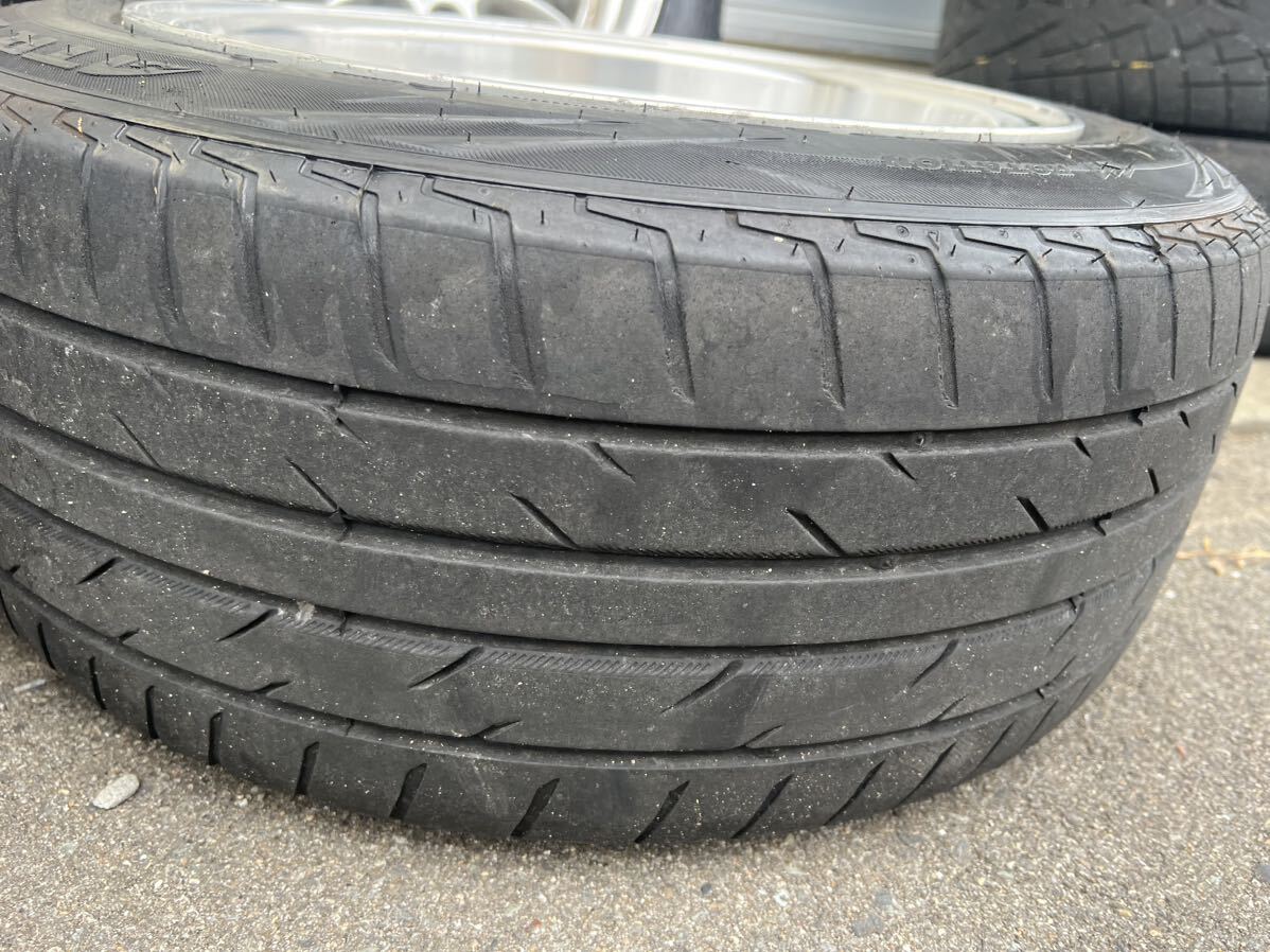 ステルスレーシング コマンダー01 15インチ 8J +25 4H PCD100 195/55R15 4本 シビック ロードスター AE101 AE111等の画像10