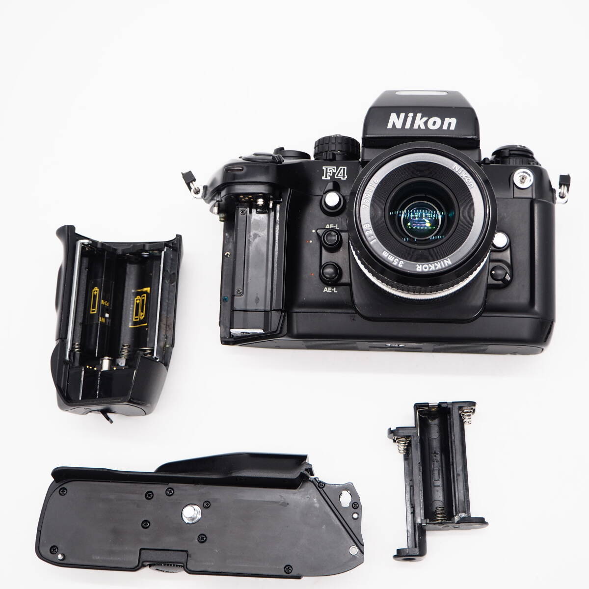Nikon ニコンF4 ボディ MB-21 Nikkor 35mm F2.8 フォトミックファインダー DP-20 単焦点レンズ_画像7