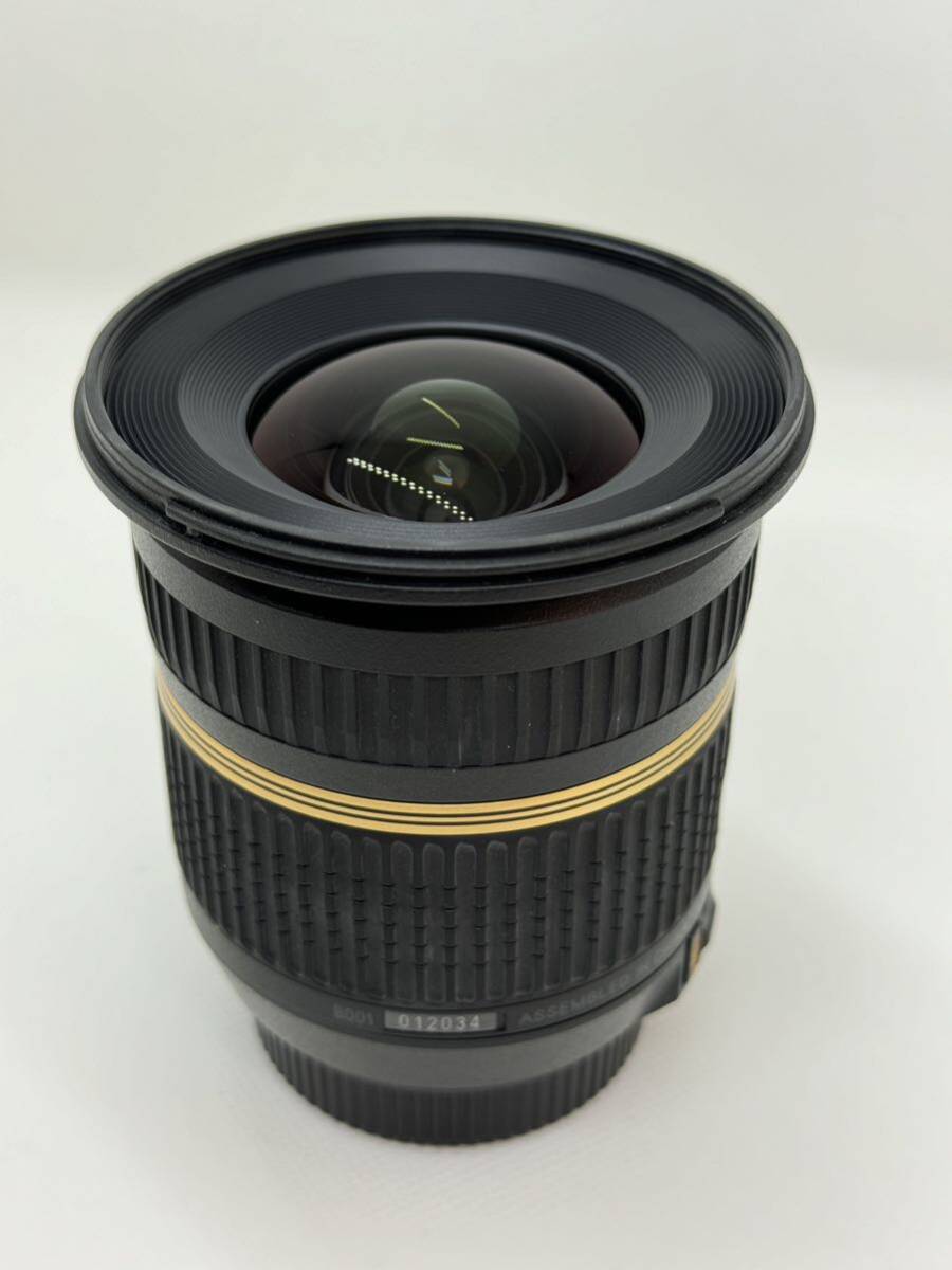 【美品】タムロン Tamron SP AF10-24mm F/3.5-4.5 DiII ニコン用（Model B001NII） 元箱フード付き 光学系動作良好 防湿庫保管_画像4