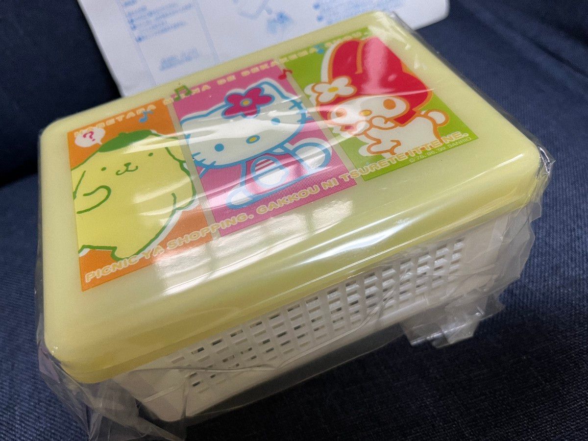 【未使用品】レトロ　レア　サンリオ　ピクニック缶バッグセット