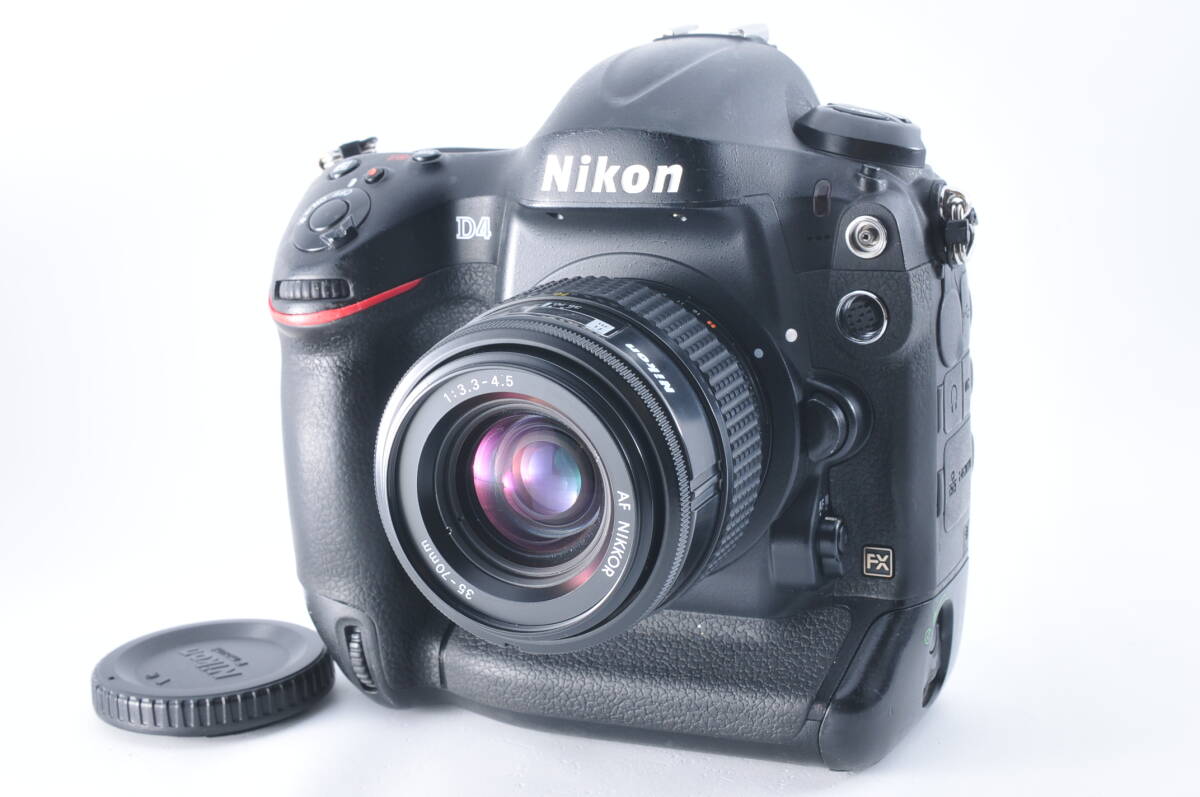 Nikon ニコン D4 一眼レフ カメラ + Nikon ニコン AF NIKKOR 35-70mm 1:3.3-4.5 #597