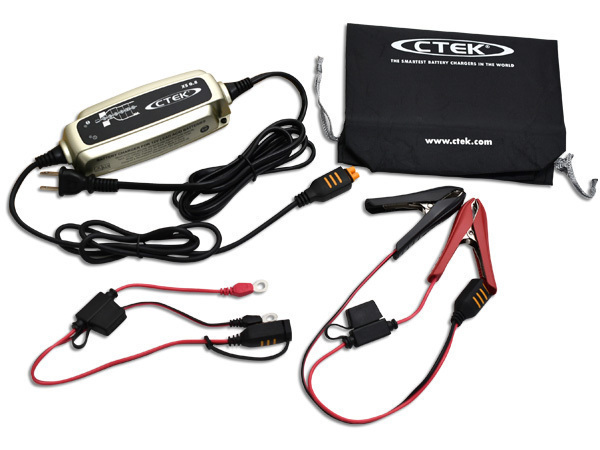 CTEK バッテリーチャージャー＆メンテナー シーテック 0.8A 100V 50/60Hz バイク 小型マリン 小型農機具 XS0.8JP 送料無料_画像5